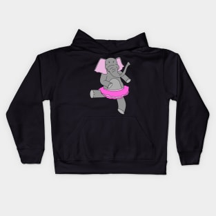 Dancing Elephant Kids Hoodie